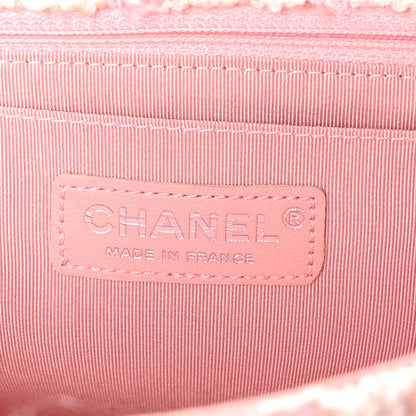 Chanel Tweed Braid Mini Reissue Square Flap Pink White 7 of 11