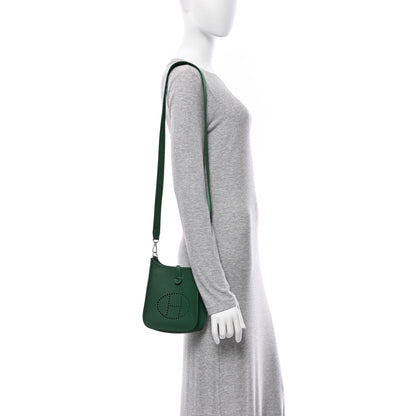 Hermes Taurillon Clemence Evelyne TPM Vert Vertigo 2 of 11