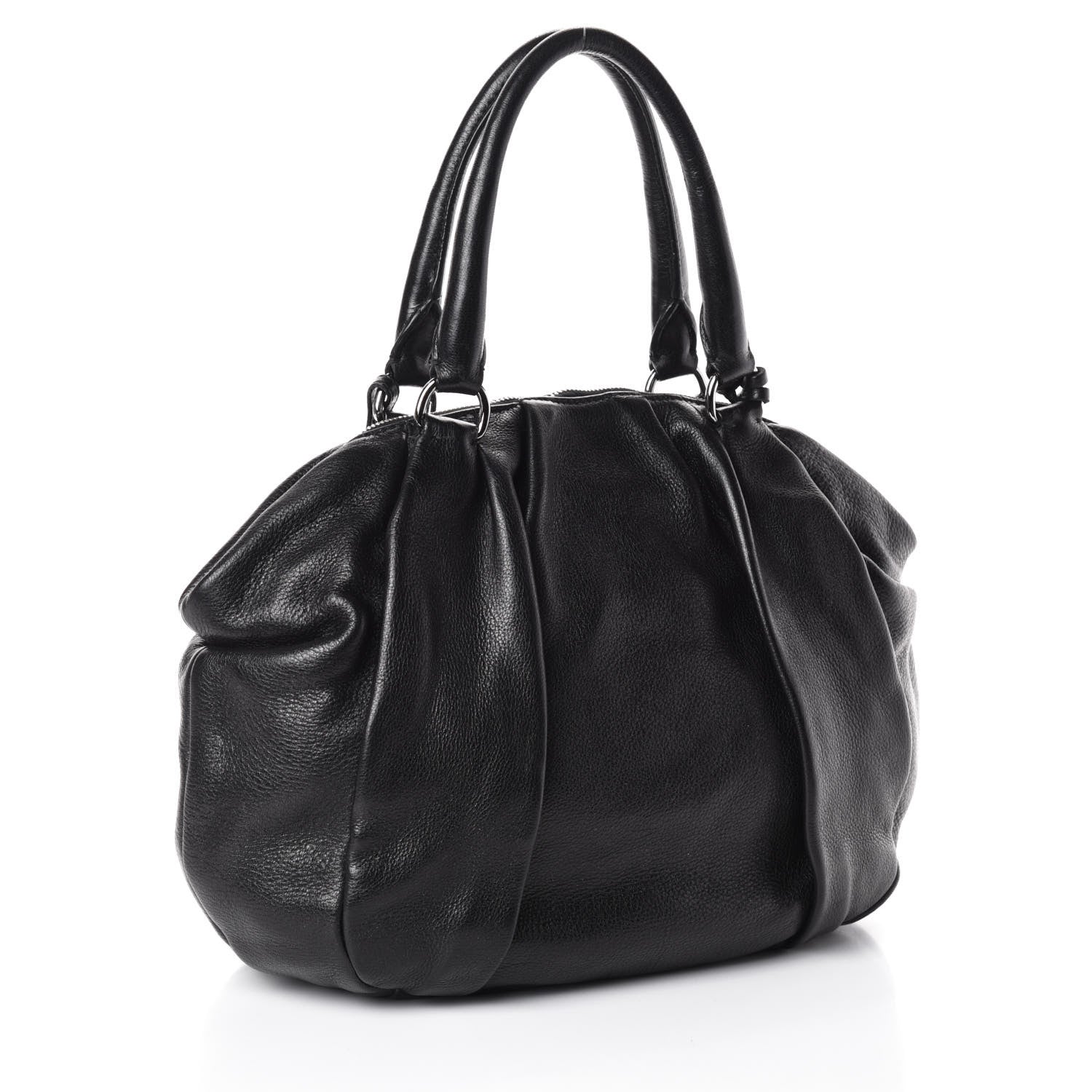 Prada Cervo Antik Bauletto Black 3 of 13