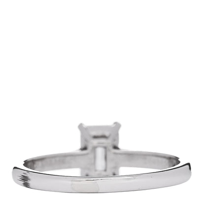 Tiffany Platinum Diamond 1.01ct Emerald Cut Solitaire Engagement Ring 56 7.75 4 of 7