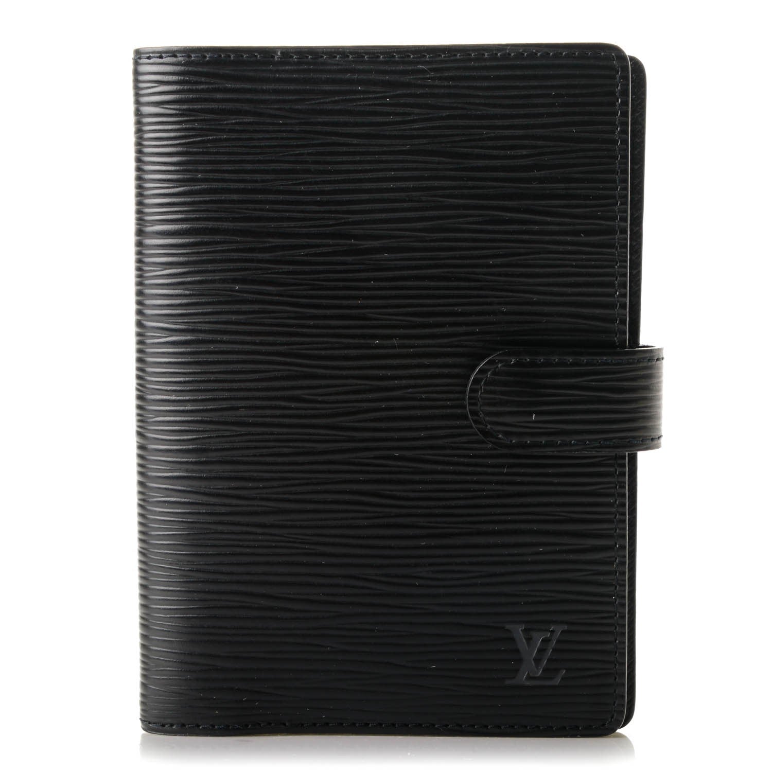 Louis Vuitton Epi Small Ring Agenda Cover Black 1 of 7