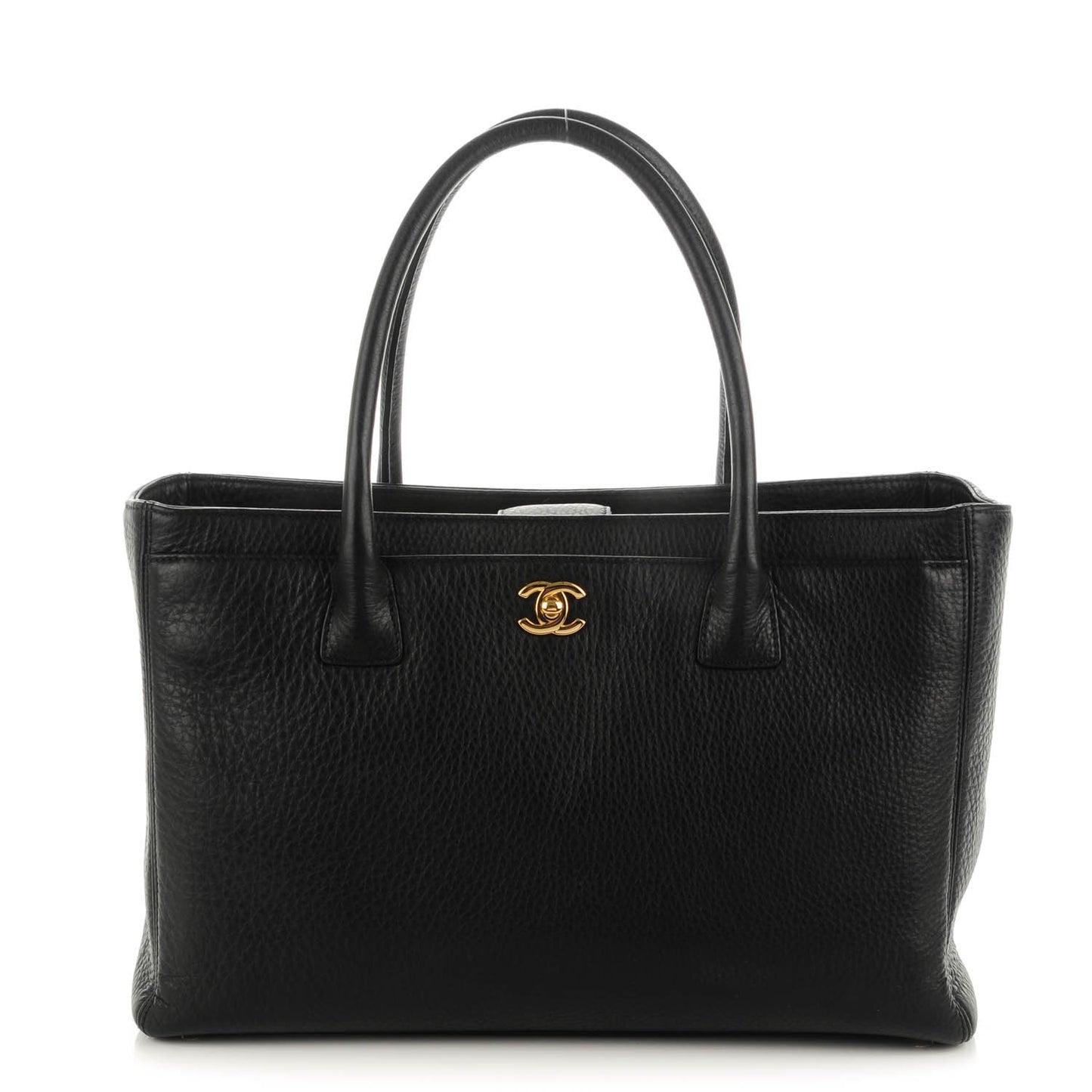 Deerskin Cerf Executive Shopper Tote Black
