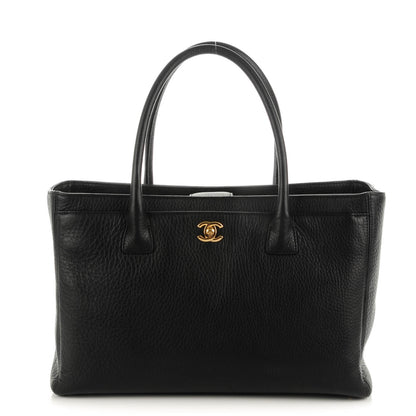 Chanel Deerskin Cerf Executive Shopper Tote Black 1 of 7