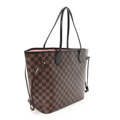 Louis Vuitton Damier Ebene Neo Neverfull MM Rose Ballerine 4 of 13
