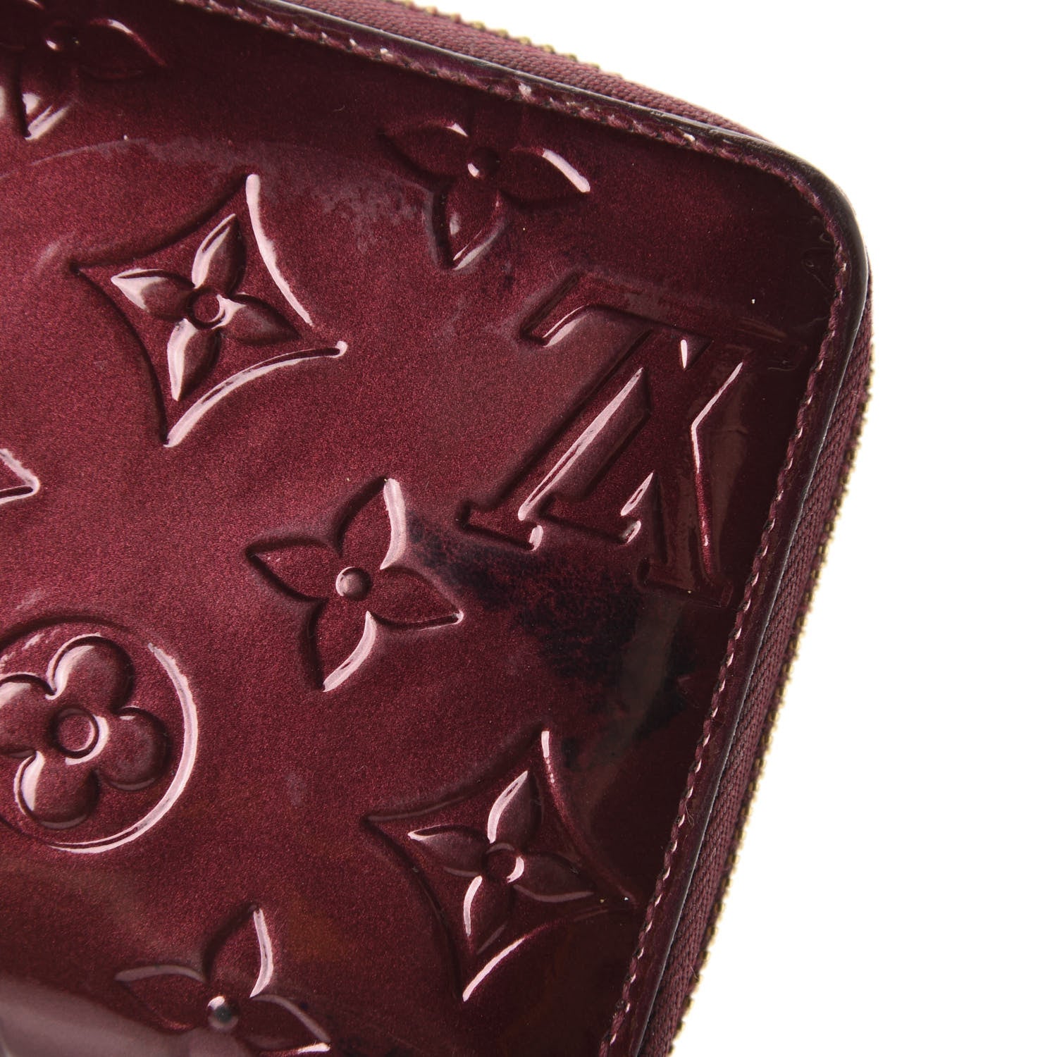 Louis Vuitton Vernis Zippy Wallet Rouge Fauviste 7 of 10