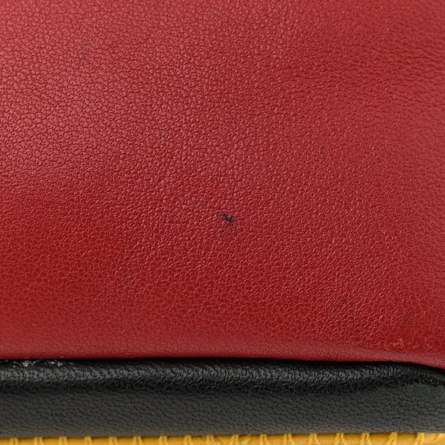 Lambskin Quilted Graphic Small Flap Multicolor