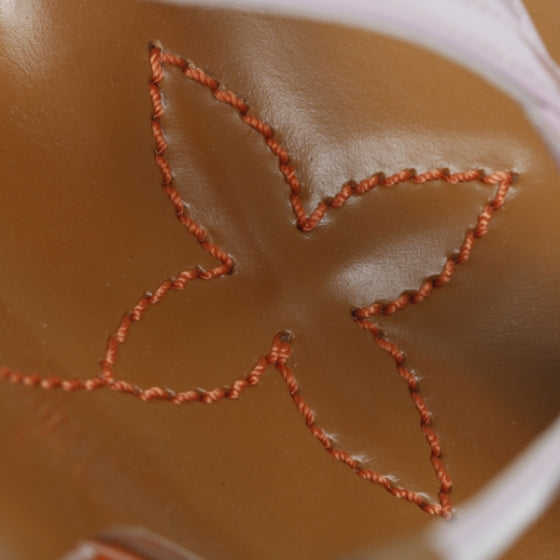 Patent Wedge Sandals 39.5 Rose