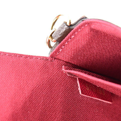 Louis Vuitton Monogram Pochette Felicie Chain Wallet Fuchsia 6 of 11