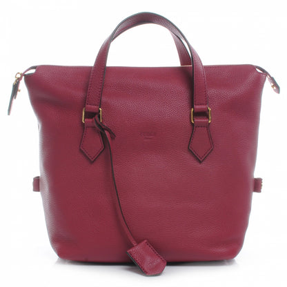 Fendi Vitello Satchel Amarena 1 of 11
