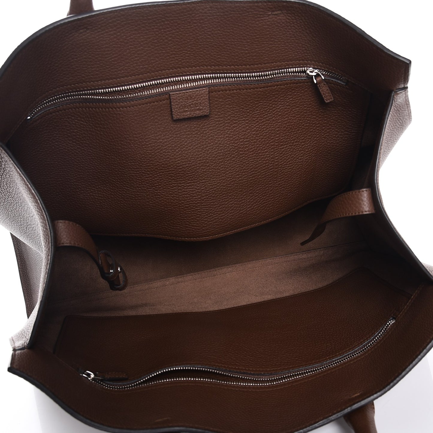 Soft Calfskin Medium Jackie Top Handle Bag Nut Brown