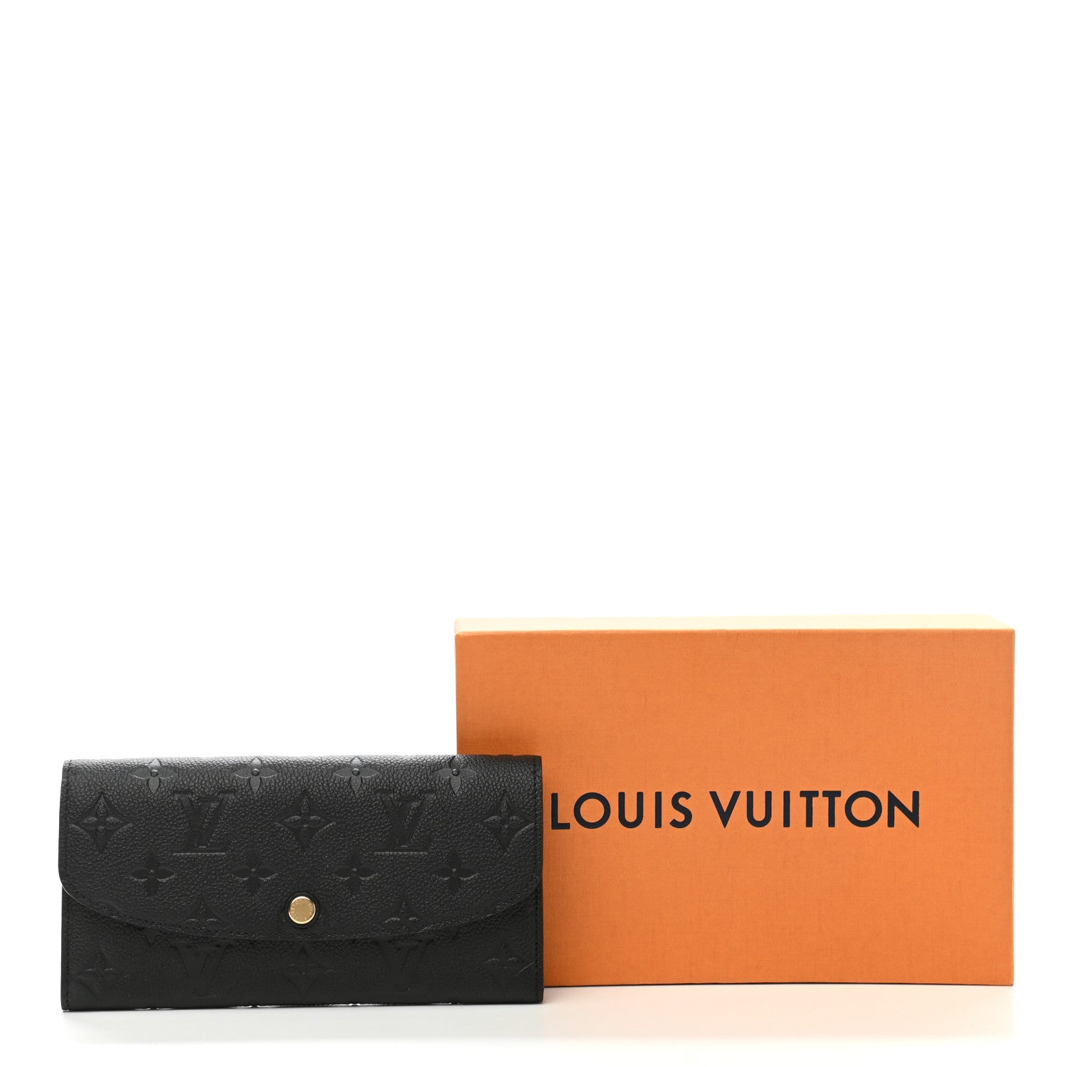 Louis Vuitton Empreinte Emilie Wallet Black Dune 7 of 7