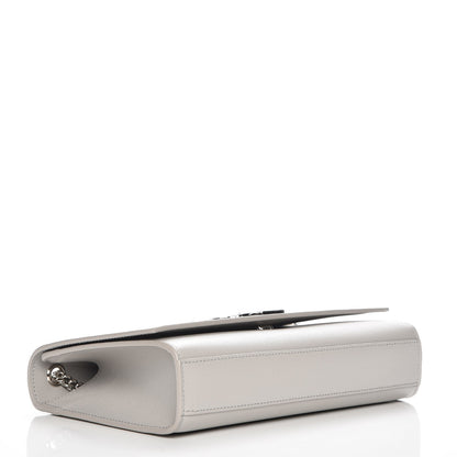 Saint Laurent Grain De Poudre Medium Classic Monogram Kate Satchel Souris 4 of 6