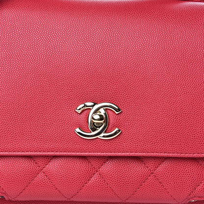 Chanel Caviar Quilted Small Business Affinity Flap Pink 11 of 12