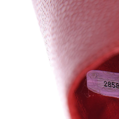 Chanel Caviar CC Eyeglasses Case Red 6 of 8