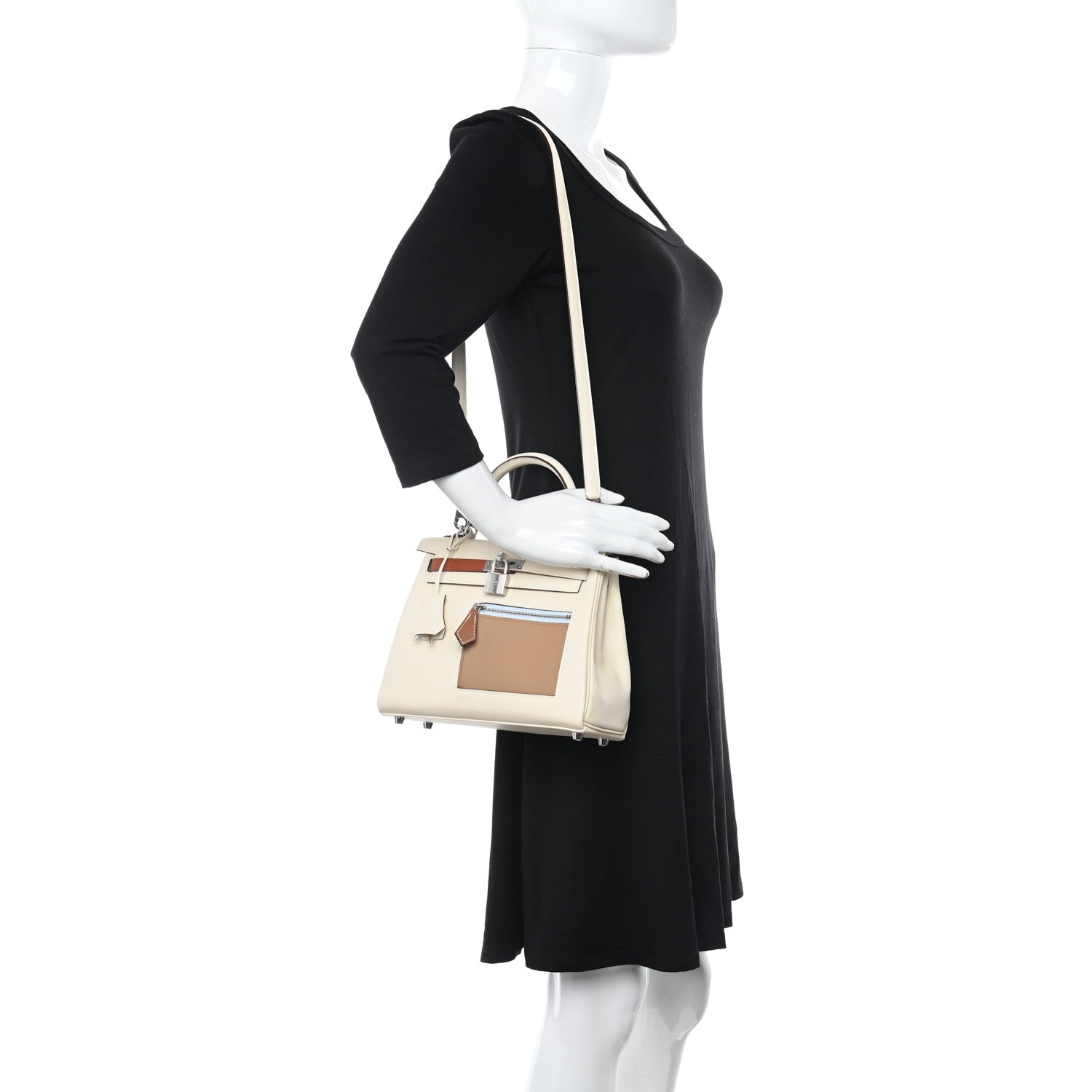 Hermes Swift Colormatic Kelly Retourne 25 Nata Cuivre Lime Mauve Sylvestre Bleu Brume 2 of 11