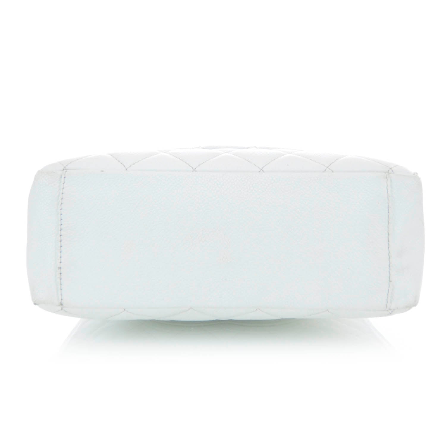 Chanel Caviar Petit Shopping Tote PST White 5 of 9