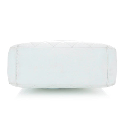 Chanel Caviar Petit Shopping Tote PST White 5 of 9