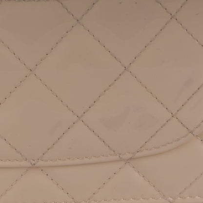 Chanel Patent Quilted Wallet On Chain WOC Light Pink 11 of 12