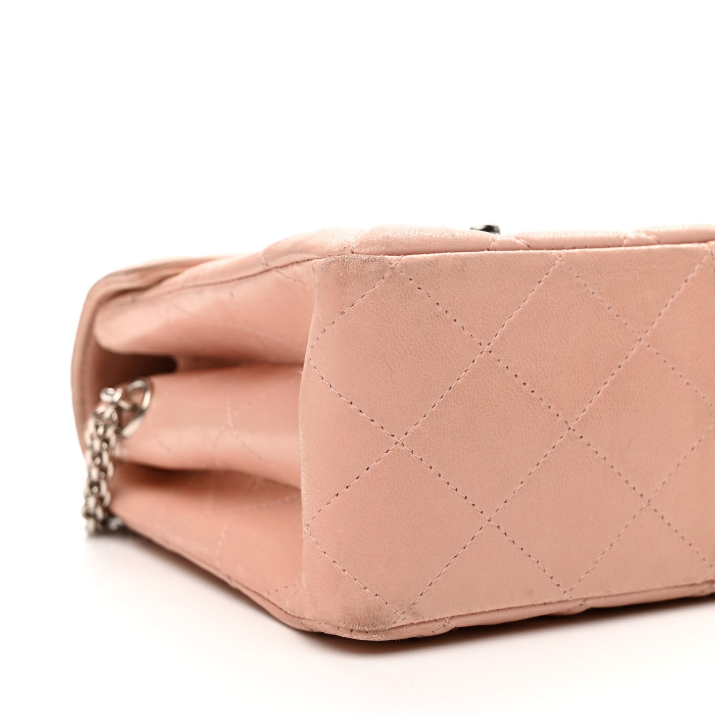 Lambskin Quilted Mini Flap Pink