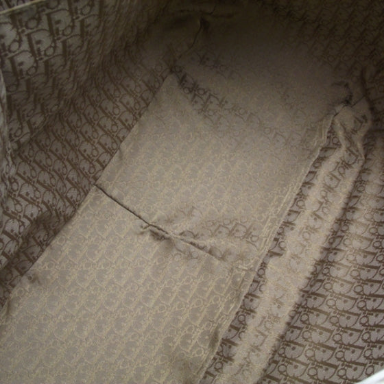 Leather Stitched Shopping Tote White