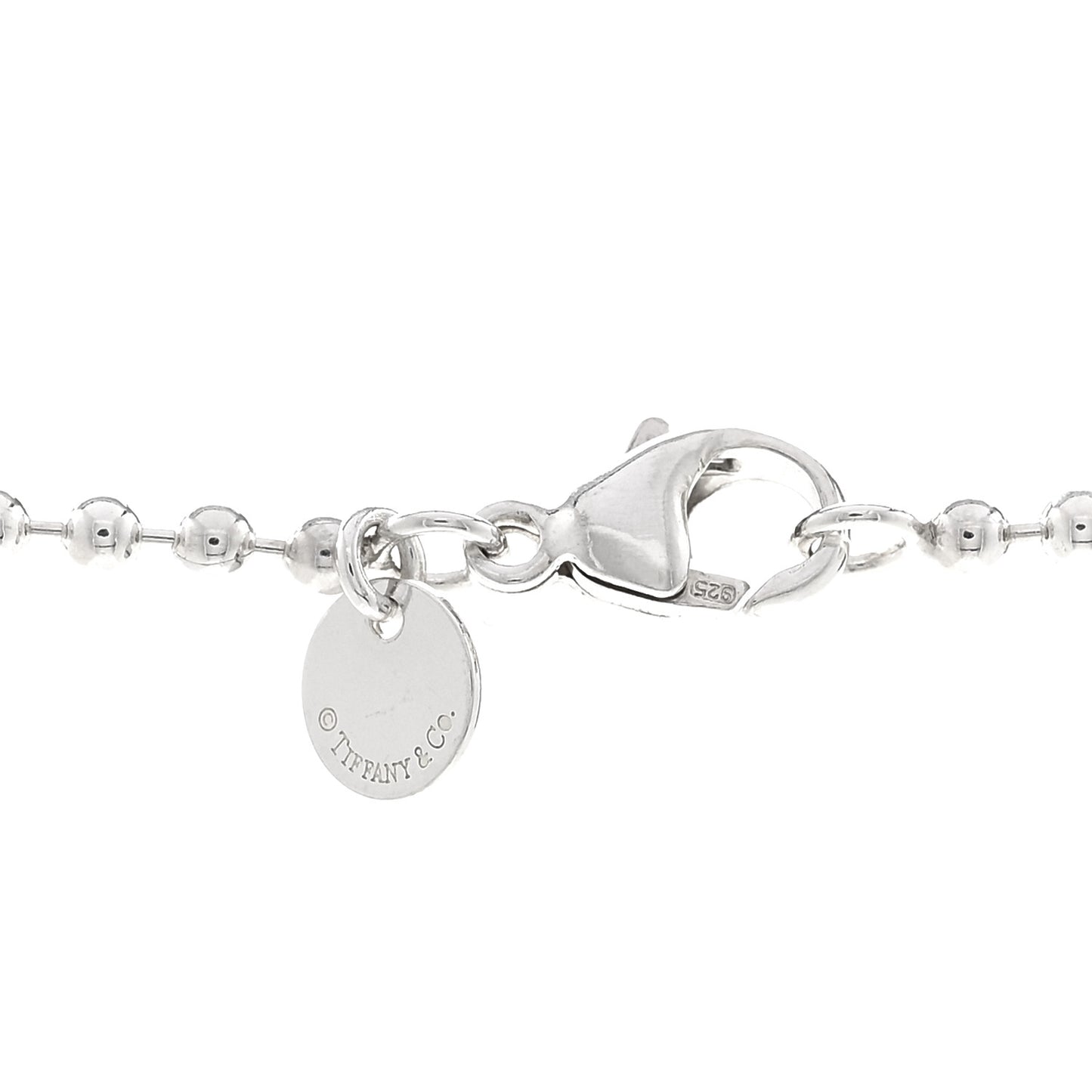 Sterling Silver Large Return to Tiffany Heart Pendant Necklace