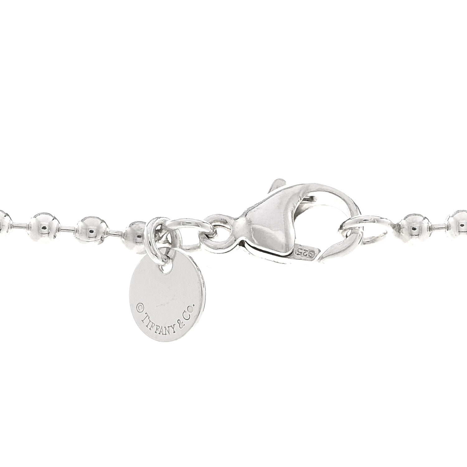 Tiffany Sterling Silver Large Return to Tiffany Heart Pendant Necklace 4 of 5