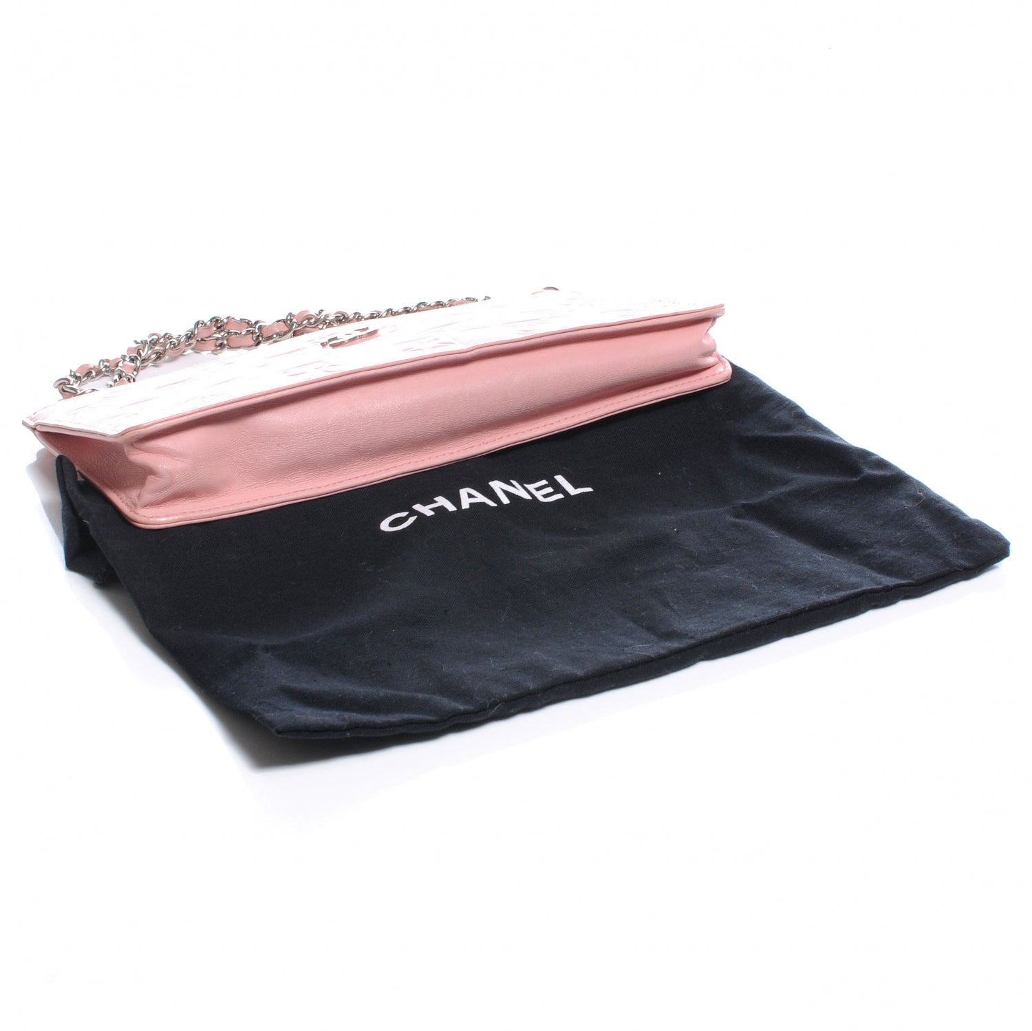 Chanel Lambskin Precious Symbols Pochette Pink 7 of 7