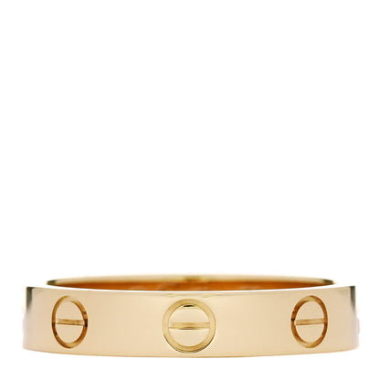Cartier 18K Yellow Gold 3.5mm LOVE Wedding Band Ring 52 6 1 of 4