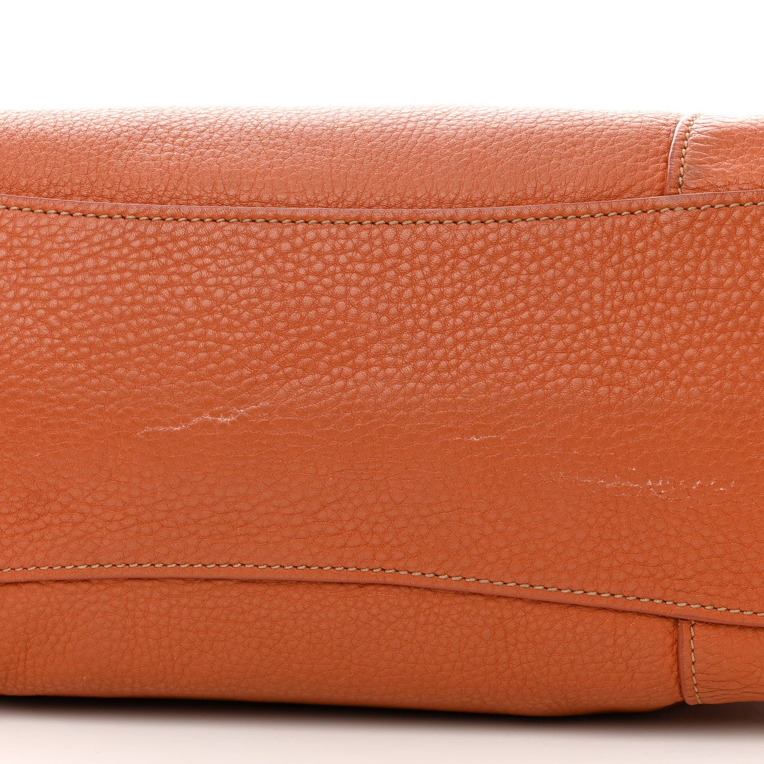 Prada Vitello Daino Shopping Satchel Rame 12 of 15