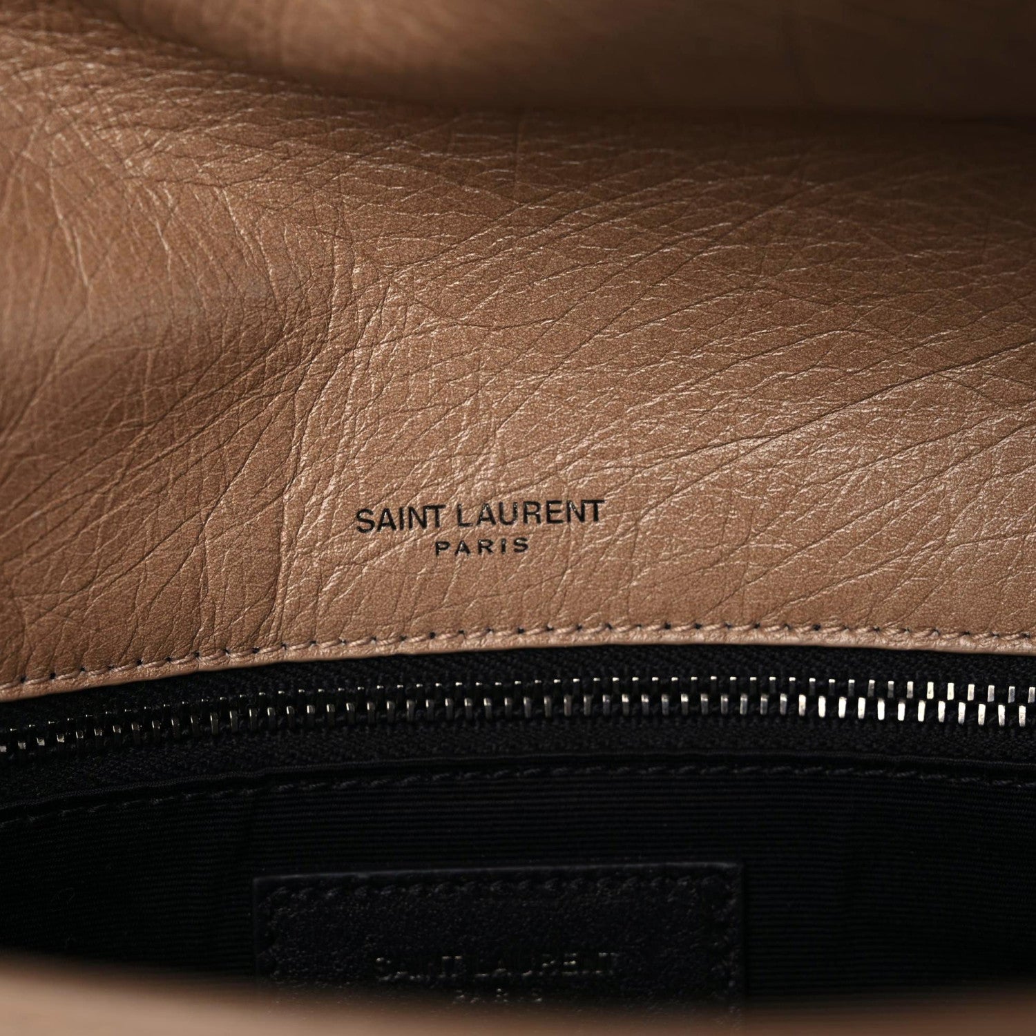 Saint Laurent Crinkled Calfskin Matelasse Monogram Medium Niki Chain Satchel Dark Toffee 13 of 14