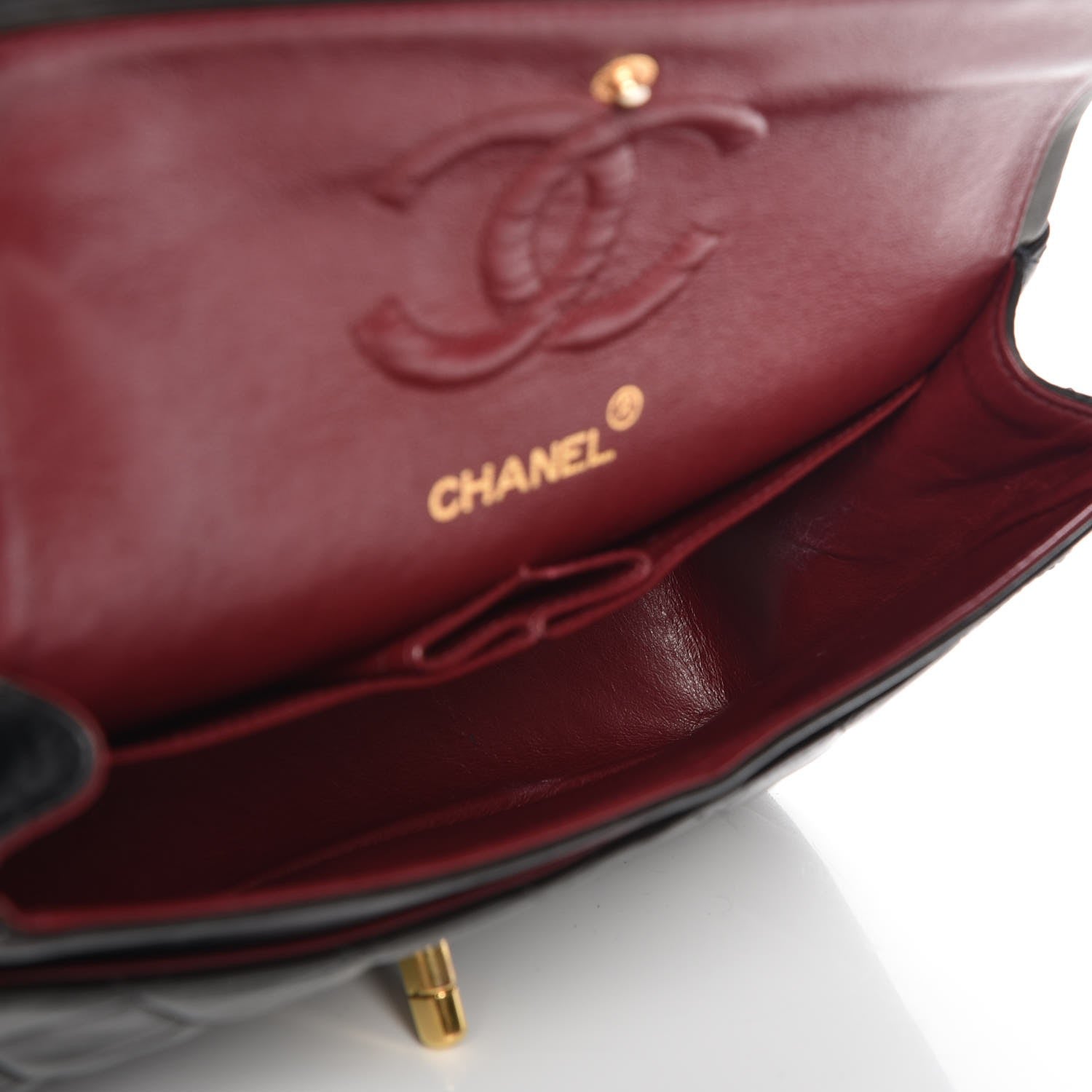 Chanel Lambskin Quilted Small Double Flap Black 5 of 8