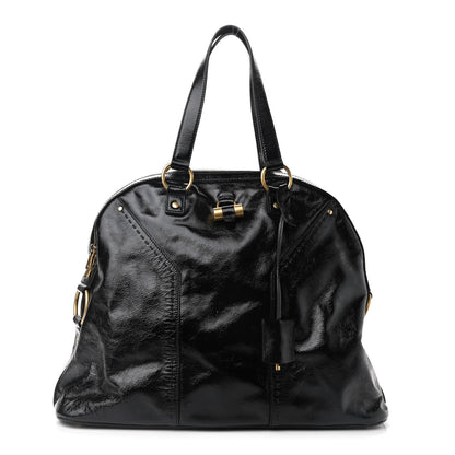 Saint Laurent Patent Oversized Muse Black 1 of 10