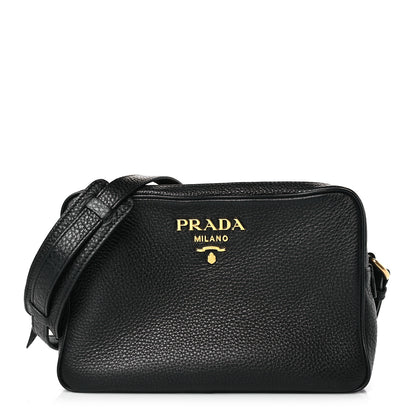 Prada Vitello Phenix Camera Bag Black 1 of 9