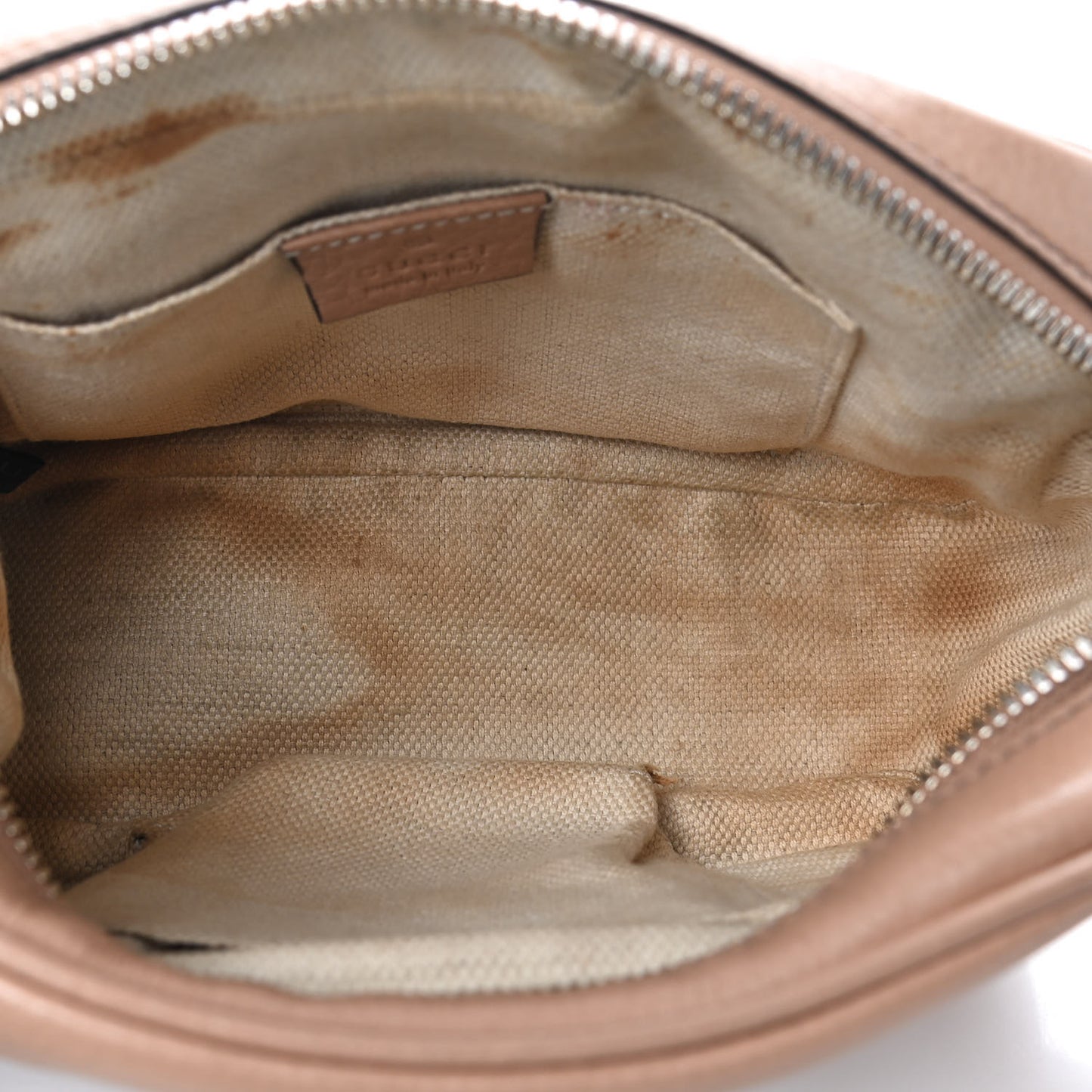 Pebbled Calfskin Small Soho Disco Bag Camelia