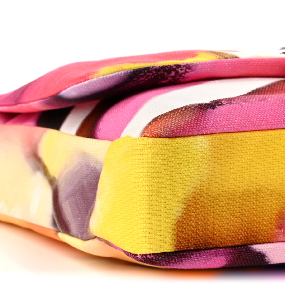 Printed Canvas Flower Power Messenger Flap