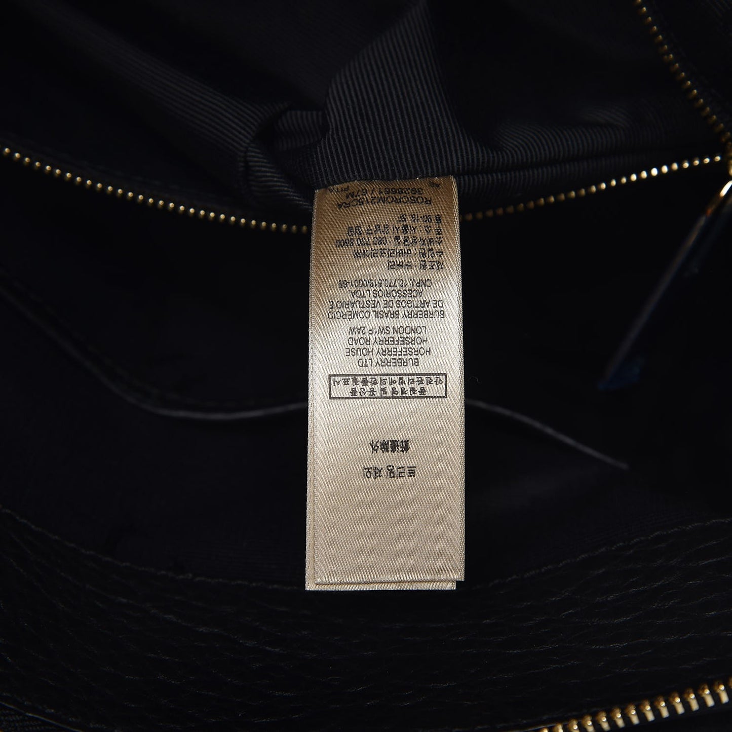 Heritage Grain Check Embossed Medium Dewsbury Tote Black