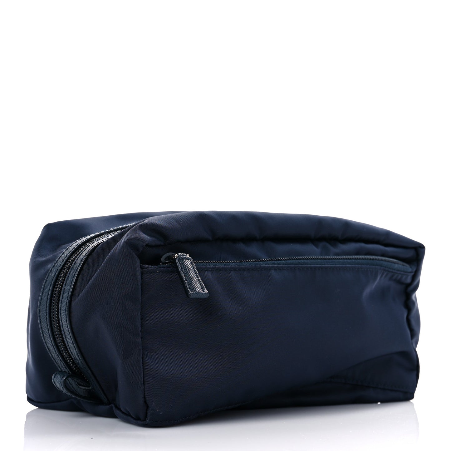 Nylon Saffiano Toiletry Case Navy