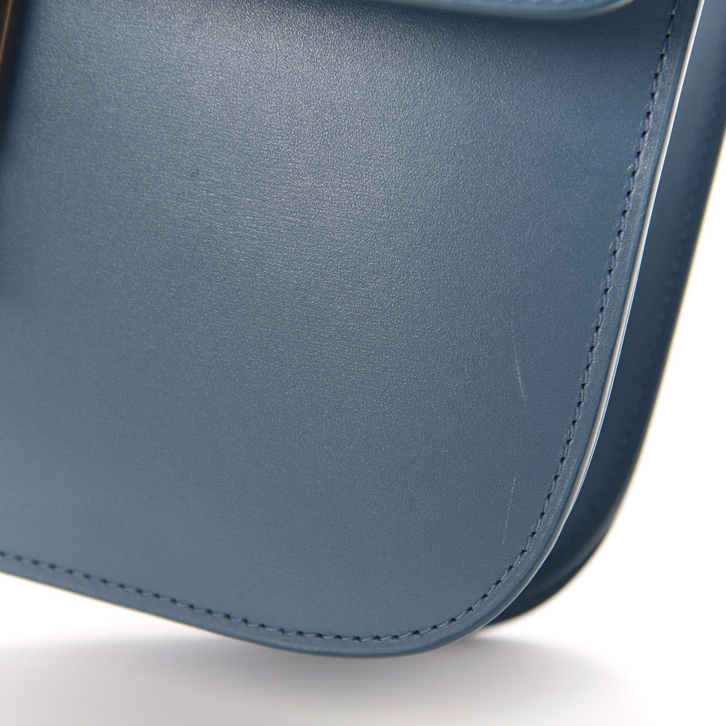 Smooth Calfskin Medium Classic Box Flap Bag Slate