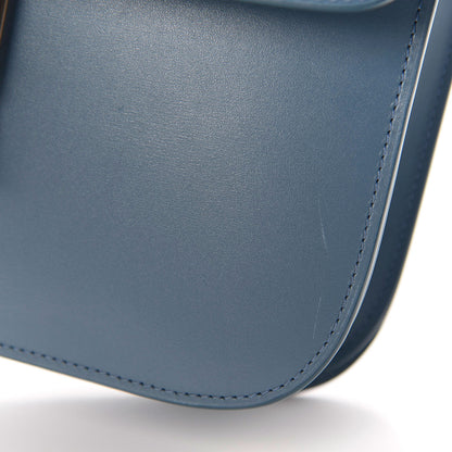 Celine Smooth Calfskin Medium Classic Box Flap Bag Slate 8 of 13