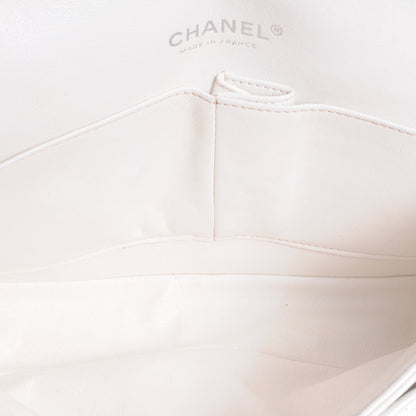 Chanel Caviar Medium Double Flap White 7 of 8