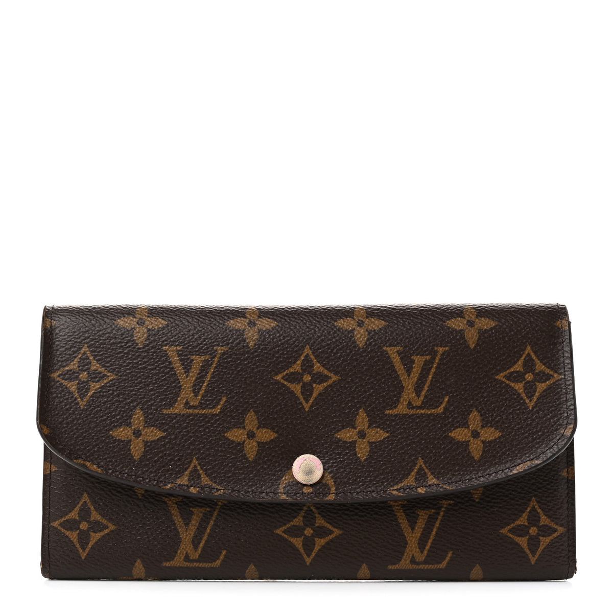 Monogram Emilie Wallet Rose Ballerine