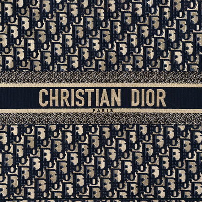 Christian Dior Oblique Book Tote Blue Multicolor 8 of 10