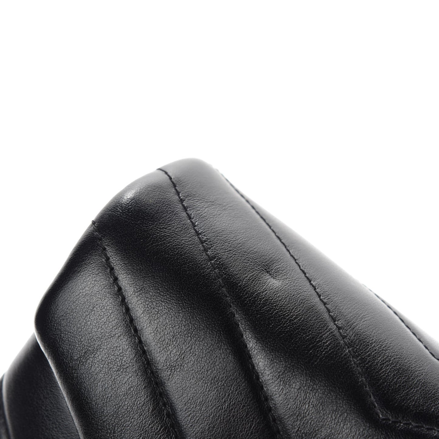 Calfskin Y Quilted Monogram Toy Loulou Crossbody Bag Black