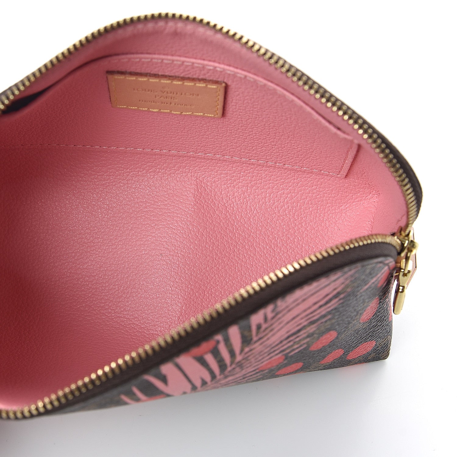 Louis Vuitton Monogram Jungle Dots Cosmetic Pouch Sugar Pink Poppy 4 of 7