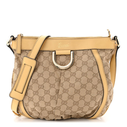 Gucci Guccissima Small D Ring Messenger Yellow 1 of 10