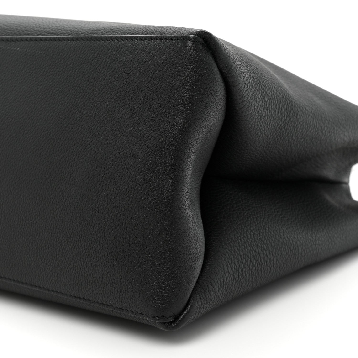 Louis Vuitton Grained Calfskin Lockme Shopper Black 9 of 10