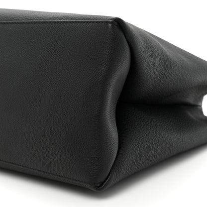 Louis Vuitton Grained Calfskin Lockme Shopper Black 9 of 10