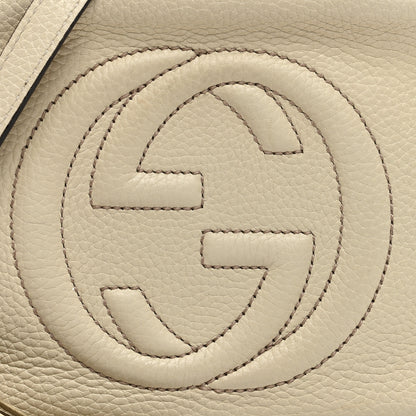 Gucci Pebbled Calfskin Small Soho Disco Bag Off White 9 of 14