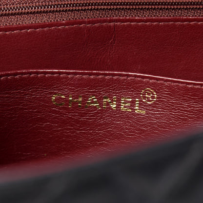 Chanel Lambskin Quilted XL Jumbo Single Flap Black 5 of 18