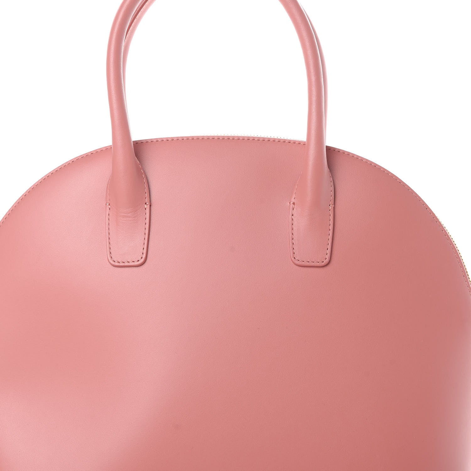 Mansur Gavriel Calfskin Top Handle Rounded Bag Blush 7 of 13